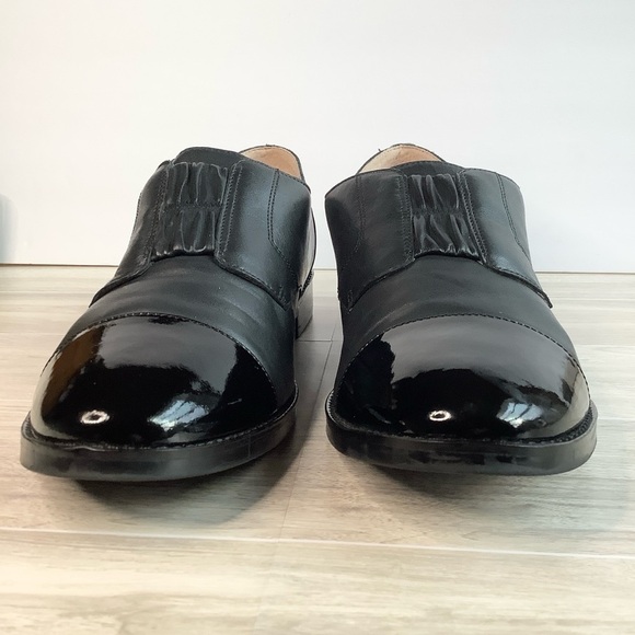 VIONIC Black Leather Loafer Jayla Slip-On Oxford Flats Academia Preppy Women 9.5 - Picture 7 of 15